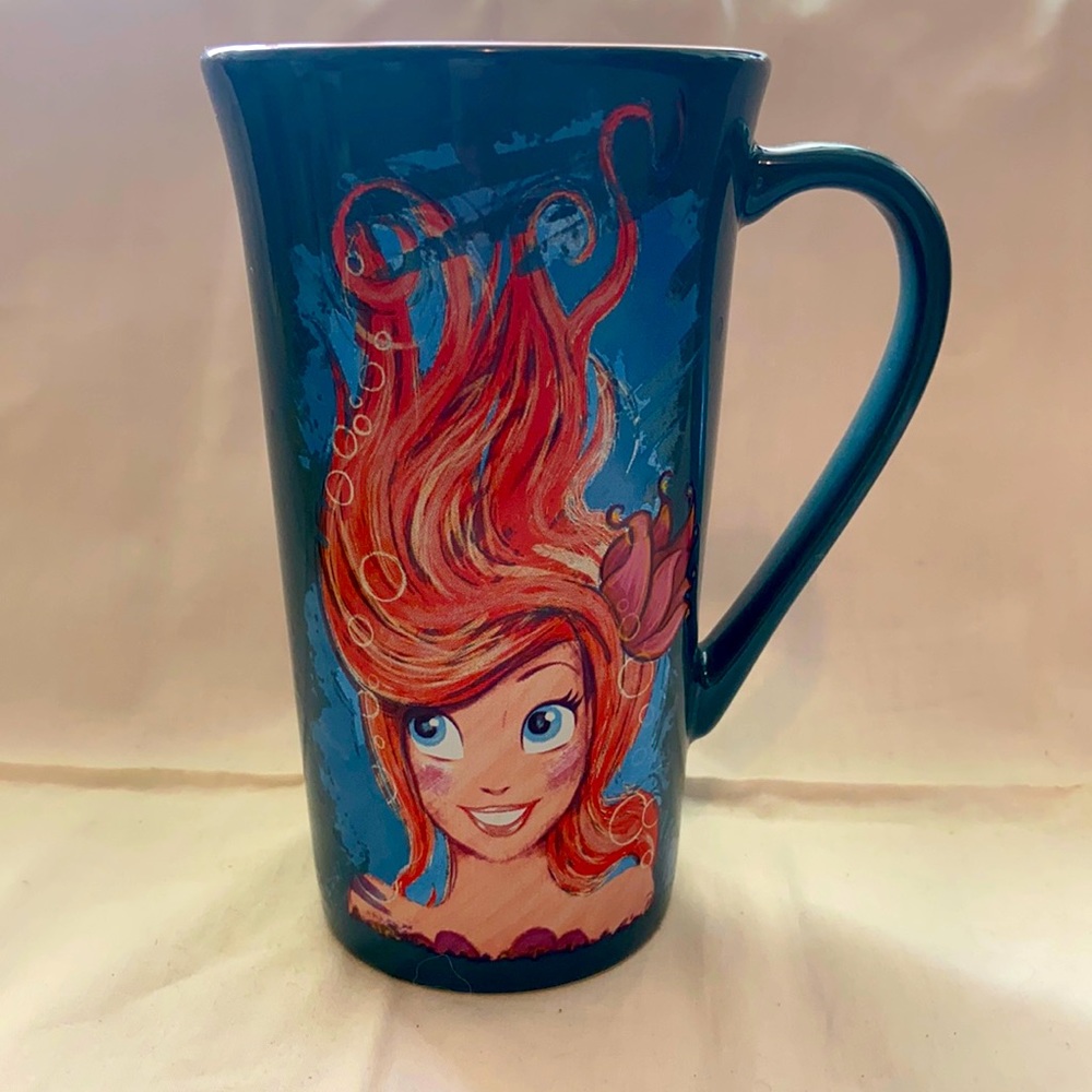 Disney's "Art Of Ariel" Little Mermaid Blue Mug